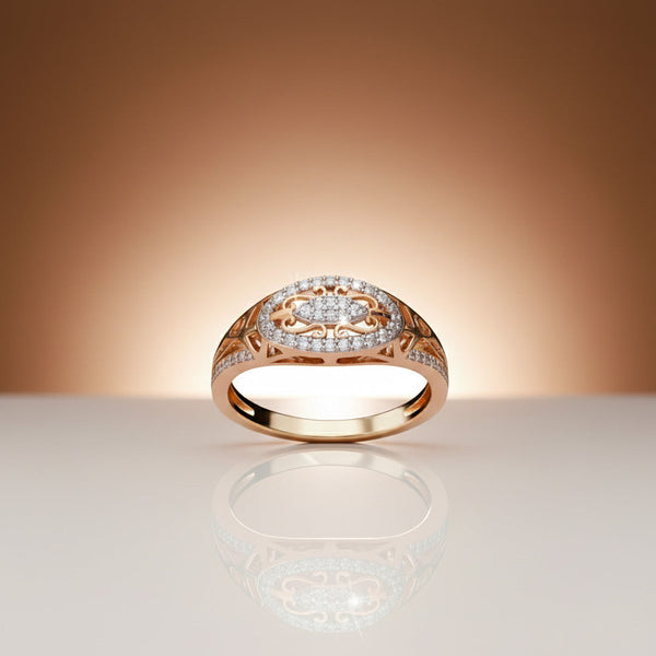 Rose Gold American diamond Ring