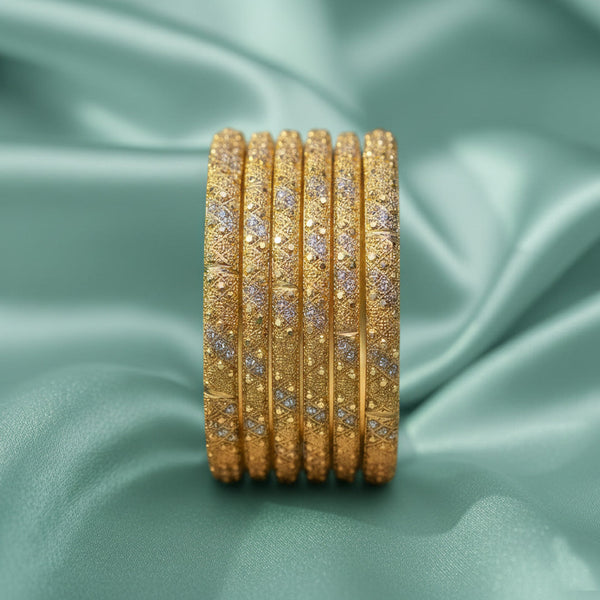 Gold Plated Bangle Set