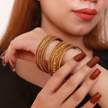 Mawla Signature Gold Plated Bangles Set
